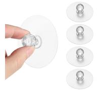 Ptwola 4 Pz Pomelli Tiranti per Cassetti Armadio Autoadesivi Senza Trapano in Acrilico Trasparente Cristallo a Forma di Diamante Maniglie Tiranti per Armadio Cucina Pensile Libreria Finestra Comò