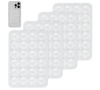 Ptwola 4 supporti per telefono con ventosa in silicone, autoadesivi, resistenti e mani libere, accessori compatibili con telefoni Android e Tiktok