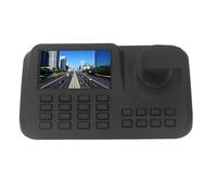 PTZ Camera Controller 5 Inch HD Display 3D Joystick Network Camera Control Keyboard for Security Monitoring ABS Material