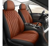 PU Fodere Coprisedili Auto Cuscino Protezioni Duster Antisudore Pad Pelle 5 Posti Set Completo per BMW Series 5, Series 6, Series 7, Series 8(Brown,Standard)
