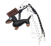 PU Keyring Chocolate Keychain Chiave Catene Castano BASSATTO NYLON ROPE KeyHolditers Per Le Decorazioni Dello Zaino Per Sacchetti Per Cani Sacchetti Per Cani Gustcinetto Cioccola