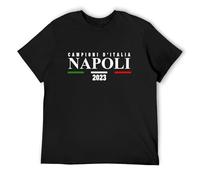 PU KOU Campioni De Italia Soccer Champions Napoli Fans O-Neck 100% Cotton Short Sleeve Unisex T-Shirt XL