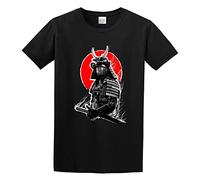 PU KOU Dark Samurai O-Neck 100% Cotton Short Sleeve Unisex T-Shirt XL