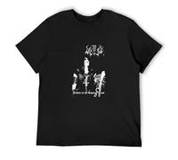 PU KOU Levifer Tribute Beherit Blasphemy Sarcofago O-Neck 100% Cotton Short Sleeve Unisex T-Shirt M