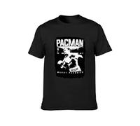 PU KOU Manny Pacquiao The Goat T-Shirt Graphic Tee Printed Top Mens T-Shirt Black L