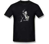 PU KOU Stevie Ray Vaughan SRV Blues Guita Unisex 100% Cotton Short-Sleeve T-Shirts Black M