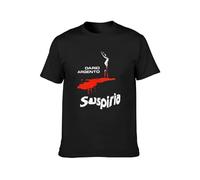 PU KOU Suspiria 1977 Vintage Horror Retro Cult O-Neck 100% Cotton Short Sleeve Unisex T-Shirt S