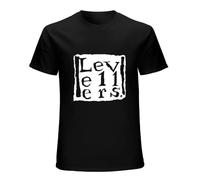 PU KOU The Levellers 'Logo' O-Neck 100% Cotton Short Sleeve Unisex T-Shirt L