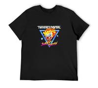 PU KOU Twisted Metal Sweet Tooth O-Neck 100% Cotton Short Sleeve Unisex T-Shirt XXXL