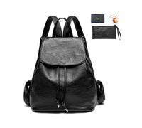 PU leather backpack, casual classic anti-theft bag, stylish durable backpack for daily use
