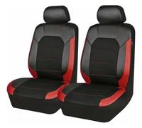 PU Leather Car Seat Covers Set 2Pcs Front Protector Accessories | for hyundai Tucson 2021-2025 for hyundai Tucson 2026 for Breathable Cushions(D/Red)