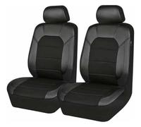 PU Leather Car Seat Covers Set 2Pcs Front Protector Accessories | for hyundai Tucson 2021-2025 for hyundai Tucson 2026 for Breathable Cushions(A/Black)