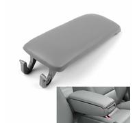 PU Leather Center Console Armrest Cover Lid Per Audi A4 S4 A6 2000-2008 Gray A7