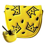 PU Leather Magnetic - Putter Head Cover Golf Club Protective | Scratch Resistant Golf Accessory Soft Inner Lining for Course, Practice Training, Backyard, Sports Recreation