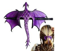 PU Leather Non Slip Hair Sticks Dragon Medieval Cosplay Shawl