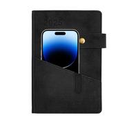 PU Leather Notebook, 2025 Monthly Planner, Daily Planner Notepad, 365 Days Planner Book, Event Planner Notebook, Work Planner 2025, Study Planner Book, Schedule Organizer 2025