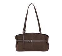 PU Leather Vintage Women Large Tote Commuter Handbag Bag | Adjustable Shoulder Strap Multi-Pocket Hidden Zipper Daily Black