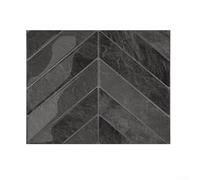 PU PET Based Herringbone Wall Decal per cucina e bagno con resina epossidica 3D e prestazioni resistenti allo sbiadimento (YJC0275)