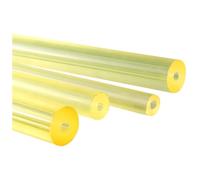 PU Poliuretano Asta cava Giallo traslucido Diametro 16-100 mm Foro...(18 * 8mm)