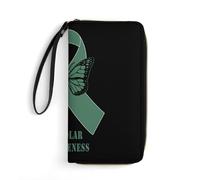 Pu Portamonete Bipolar Awareness Coin Purse Elegante Portafoglio Borsa Squisito Clutch Piccolo Borsa Per Madre, Ragazze, Migliore Amico