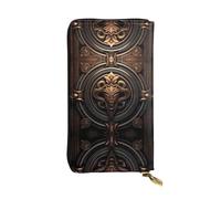 Pu Portamonete Copper Relief Devil Printing Piccolo Portafoglio Elegante Portafoglio In Pelle Squisito Pochette Per Insegnante, Donna, Figlia