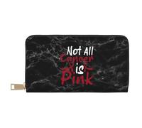 Pu Portamonete Not All Cancer Is Pink Multiple Cancer Portafoglio In Pelle Multiuso Portafoglio Borsa Adatta Portamonete Da Donna Per Madre, Migliore Amico, Insegnante