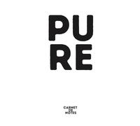 PU-RE | Carnet de notes “Mots Coupés” | 172 pages | Format 6x9" : Carnet ligné pour repartir à zéro, clarifier ses idées et garder l’esprit net | Cadeau original: Livre de décoration | Livre objet