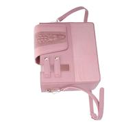 PU Rettili in rilievo Design Porta Bottiglia D'acqua Cinghia Regolabile Moda Cup Holder BagFor Outdoor Escursionismo Palestra Sport, rosa, 24x21x10cm