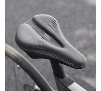 PU-Shell - Coprisedile per bici da strada con nucleo in memory foam, trattamento in silicone, base ottimizzata per la presa e ampia adesione del telaio (linea nera)