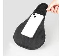 PU-Shell - Coprisedile per bici da strada con nucleo in memory foam, trattamento in silicone, base ottimizzata per la presa e ampia adesione del telaio (triangolo nero)