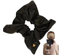 PU Surchies In Pelle - Grandi Scrunchies, Accessori Per Capelli In Pelle PU Cuore,Legami Elastici Per Capelli Per Donne E Ragazze Con Capelli Spessi E Sottile