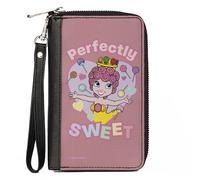 PU Zip Around Wallet Rectangle Candy Land PERFECTLY SWEET Princess Lolly Heart P