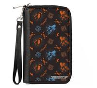 PU Zip Around Wallet Rectangle Harry Potter HAGRID'S FLYING MOTORBIKE Scattered