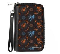 PU Zip Around Wallet Rectangle Harry Potter HAGRID'S FLYING MOTORBIKE Scattered