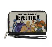 PU Zip Around Wallet Rectangle MASTERS OF THE UNIVERSE REVELATION Group Pose and