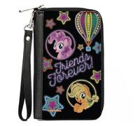 PU Zip Around Wallet Rectangle My Little Pony Pinkie Pie and Applejack FRIENDS F