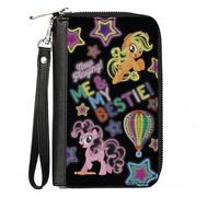 PU Zip Around Wallet Rectangle My Little Pony Pinkie Pie and Applejack ME & MY B
