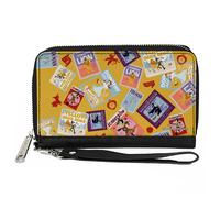 PU Zip Around Wallet Rectangle The Wizard of Oz Characters Scenes and Icons Coll