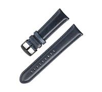 Puasny Cinturino in pelle a sgancio rapido - Cinturino facile da cambiare per uomo e donna da 18 mm, 20 mm, 22 mm e 24 mm,Blu,20 millimetri