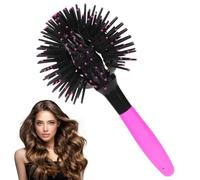 Puasok 3D Ball Brush Spazzola,360° Sfera Rotonda Spazzola Sferica per Onde Capelli, Pettine per Capelli con Sfera Massaggiante, Strumento per Acconciature Multifunzione, per Capelli Ricci, Pettinare