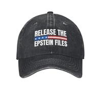 Pubblica il cappellino da camionista "The Epstein Files" e il berretto da b