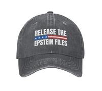 Pubblica il cappellino da camionista "The Epstein Files" e il berretto da b