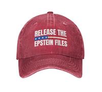 Pubblica il cappellino da camionista "The Epstein Files" e il berretto da b