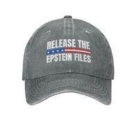 Pubblica il cappellino da camionista "The Epstein Files" e il berretto da b