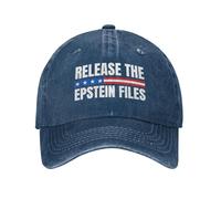 Pubblica il cappellino da camionista "The Epstein Files" e il berretto da b