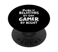 Pubbliche relazioni di Day Gamer by Night PR Stunt Videogiochi PopSockets PopGrip Adesivo