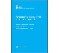 Pubblicità degli atti e delle attività