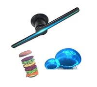 Pubblicizza il fan dell'ologramma 3d, la fiera commerciale dell'esposizione di pubblicità del proiettore dell'ologramma dell'occhio nudo dell'olografia, filatore olografico del fan