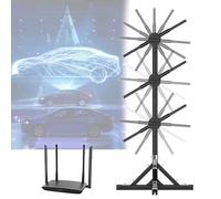 Pubblicizza il fan dell'ologramma 3d, proiettore dell'ologramma principale, altoparlante Bluetooth di sostegno, esposizione del proiettore video di animazione, per i segni di affari