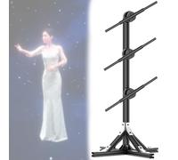 Pubblicizza il proiettore del fan dell'esposizione di pubblicità dell'ologramma 3d, attrezzatura di proiezione verticale, con App e Wifi